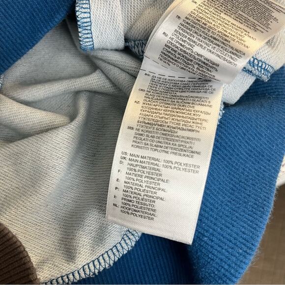 adidas X Farm Rio Borbomix Butterflies Sweatshirt Pull Over Blue Pink Women’s S - Picture 8 of 11